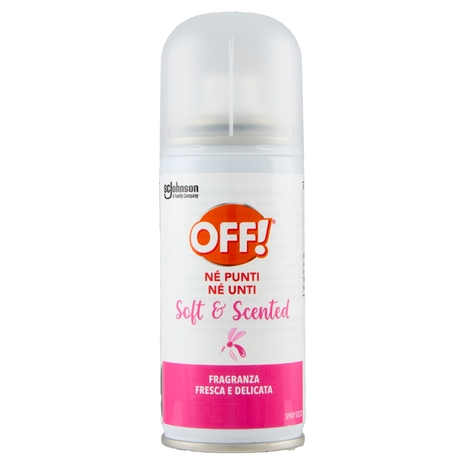 OFF! Soft&Scented spray secco, insetto repellente, contro le zanzare, 100ml